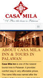 Mobile Screenshot of casamilapalawan.com